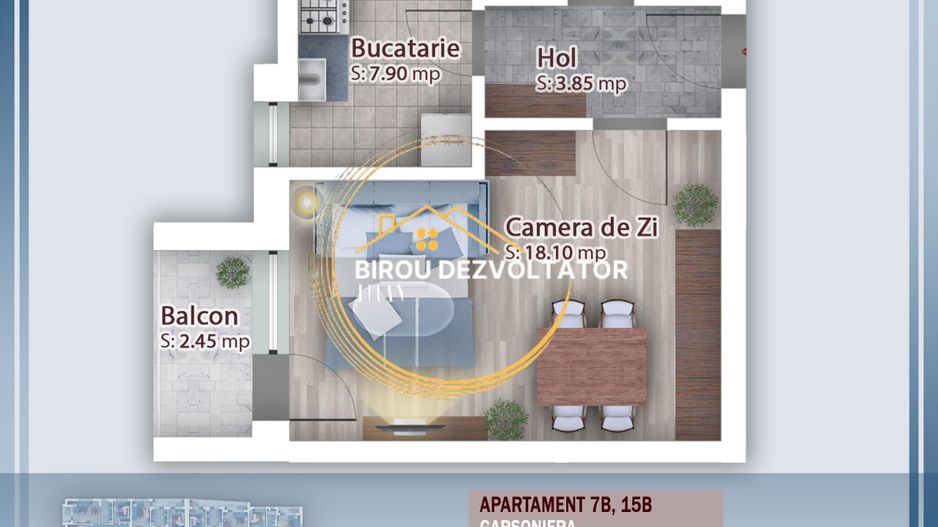 Decomandata Investitie Ansamblu premium Titan Pallady Metrou STB Parc - Schiță 3