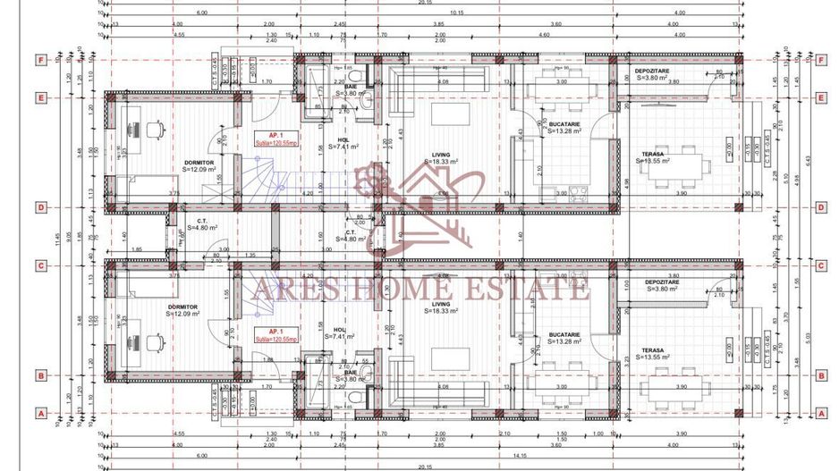 Comision 0, 4 dormitoare, teren generos,  asfalt, zona linistita. - Schiță 6