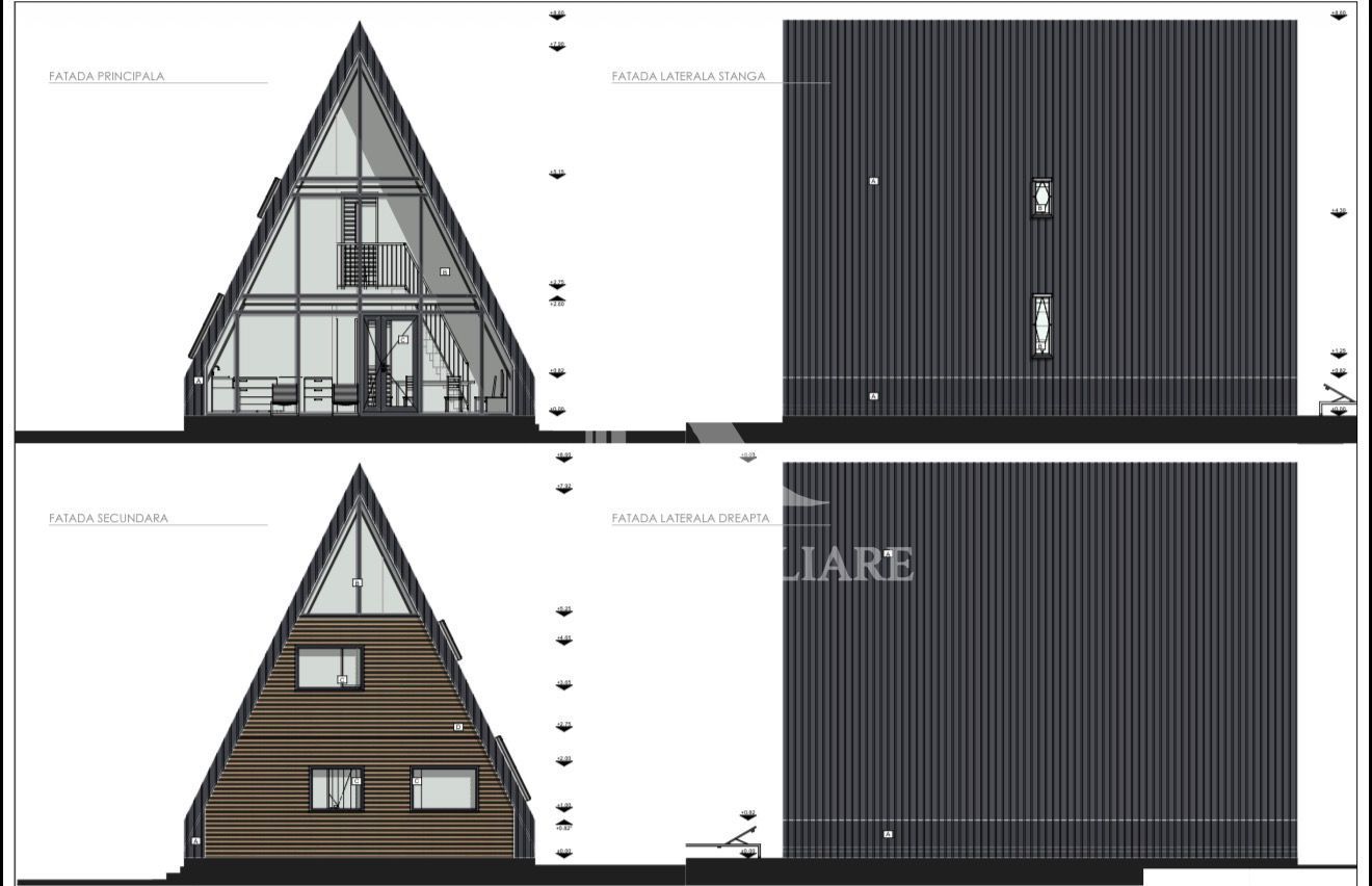 Structură A Frame modernă pentru case premium și Airbnb - 3 cam - Poză 3