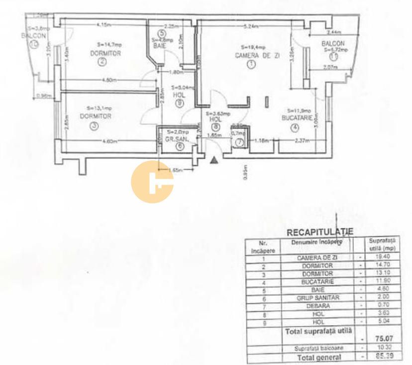 PIATA PĂCURARI - 3 CAMERE DECOMANDAT - ETAJUL 1 - BLOC NOU - BOXĂ ȘI GARAJ - Poză 5