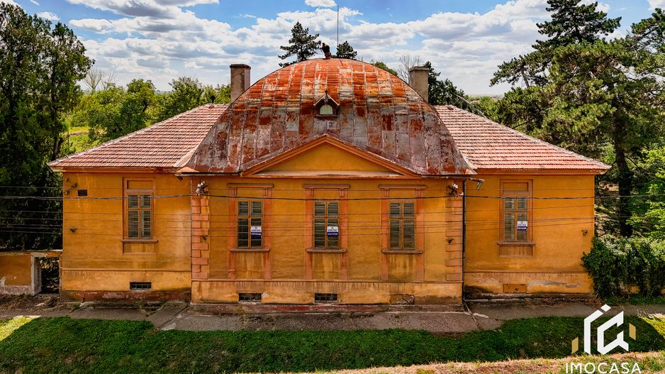 Vila Conac boieresc contelui Fabia 1920 de vânzare Păuliș Arad 2,4 ha - Poză 3