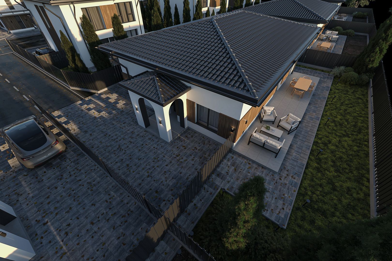 Direct dezvoltator! Vila construita, 4 camere+mansarda! Placa beton - Poză 4