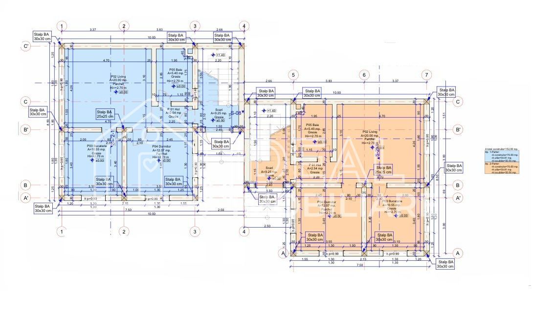 Casa cu 5 camere si vedere panoramica, in Cisnadie - Schiță 13