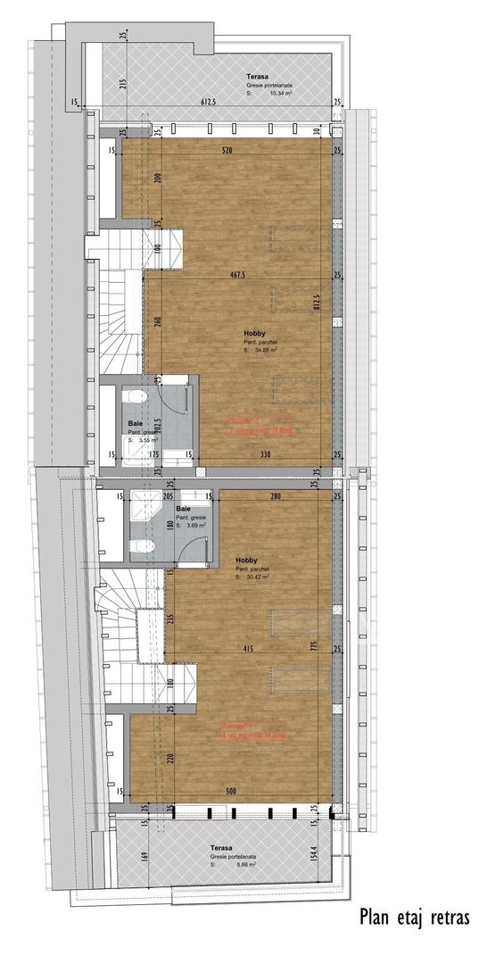 Duplex semifinisat de vanzare, cartier Zorilor! - Poză 4