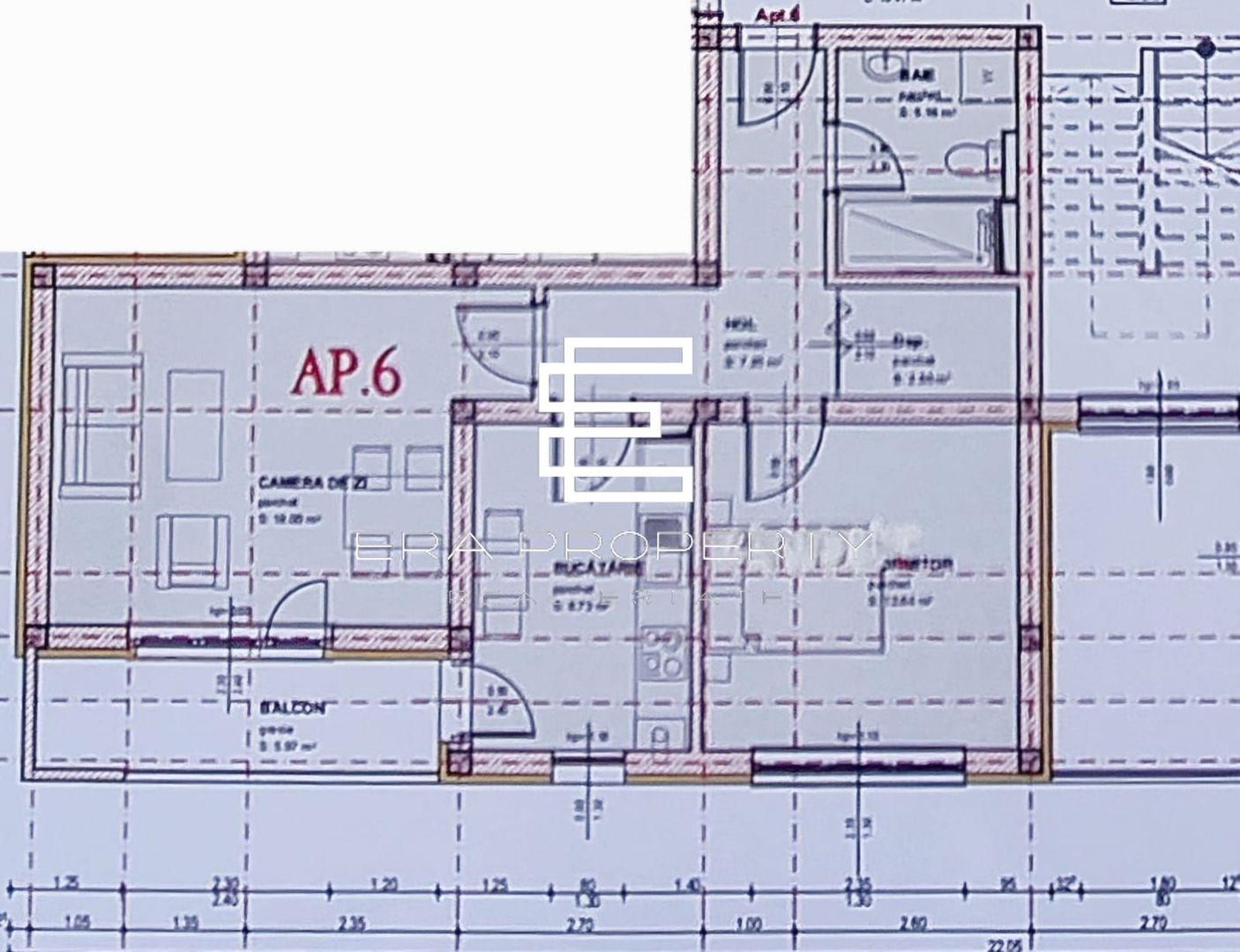 Apartament 2 camere 55mp /la cheie/zona Brana, Selimbar - Schiță 9