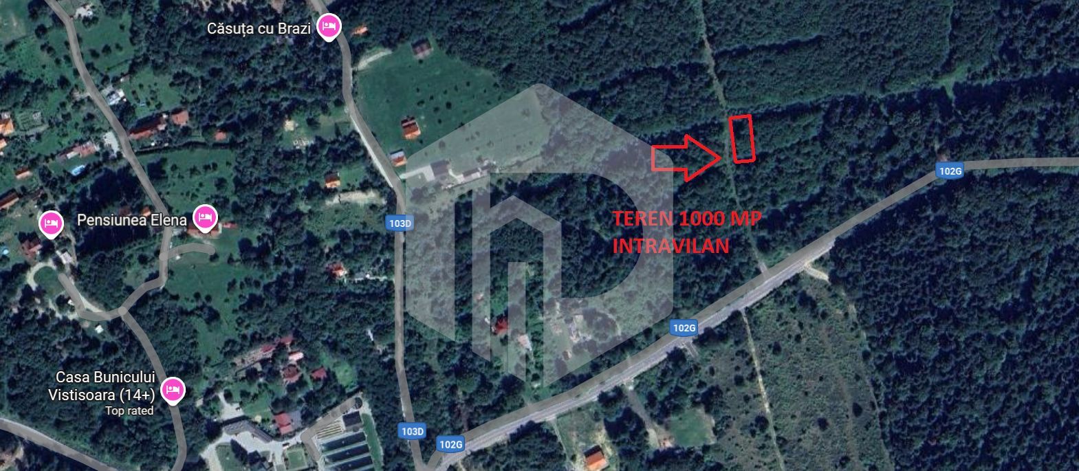 Teren 1000 mp intravilan Vistisoara - Poză 1