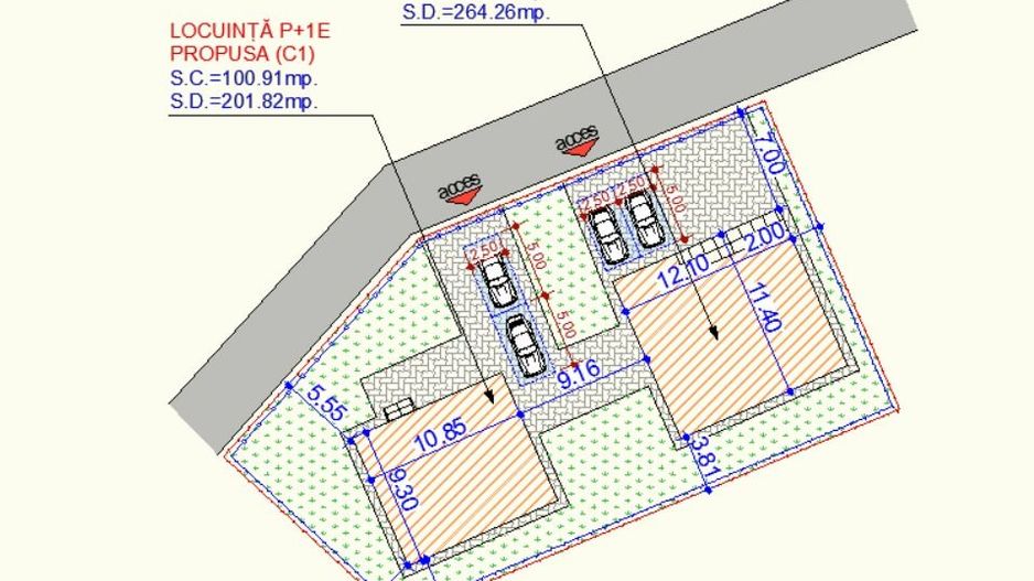 Casa noua Albota 188 mp, teren 420mp, se preda la cheie - Poză 2