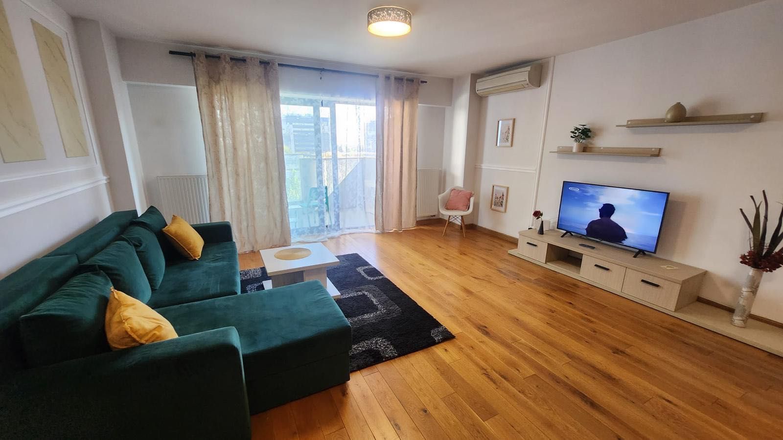 Apartament spațios 2 camere + dressing, UPground, 82 mp, etaj 6, mobilat lux. - Poză 1