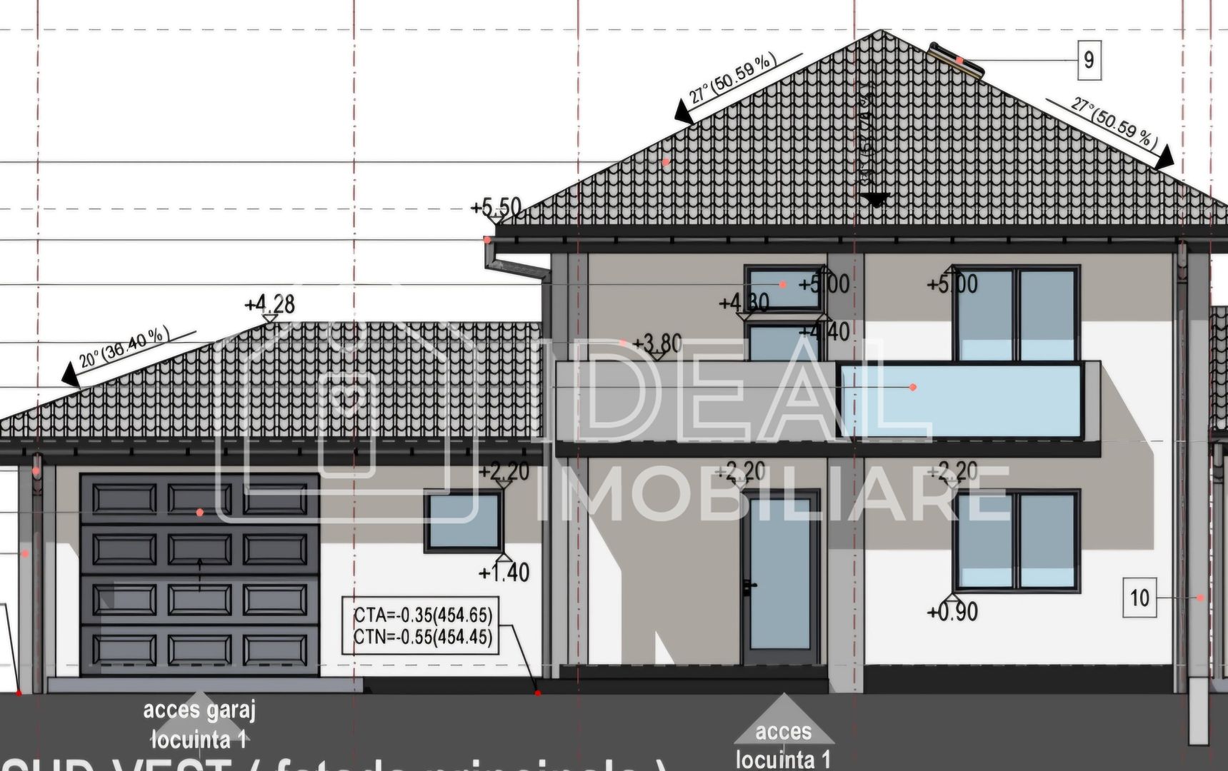 Casa Individuala LA CHEIE cu garaj si 341 mp teren, in Calea Cisnadiei - Schiță 5