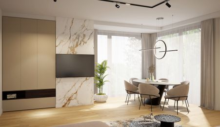 Apartament elegant Dorobanti cu terasa privata si design contemporan