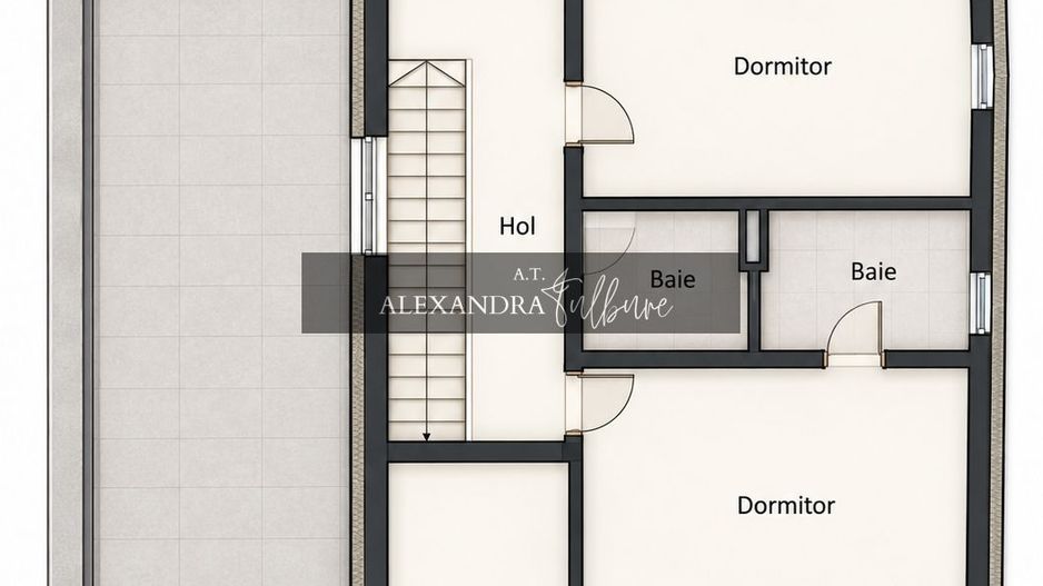 Casa individuala 6 camere, 5 bai, terasa la etaj, curte, P+ET+POD - Poză 19