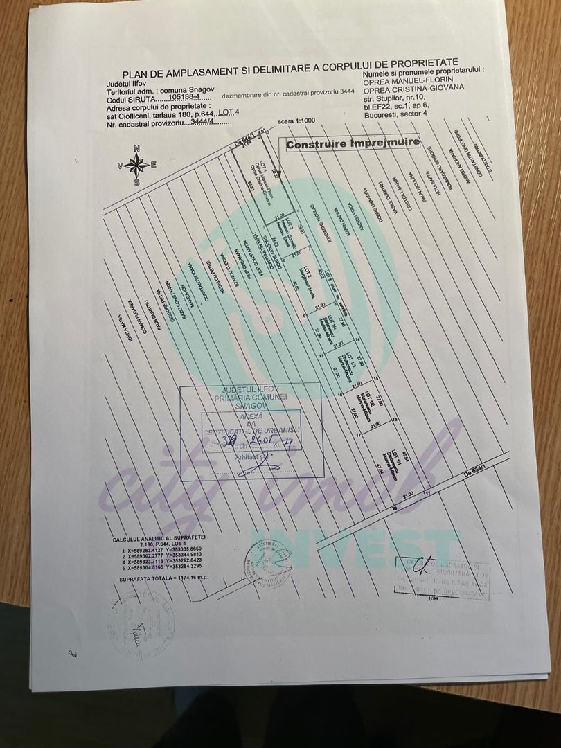 Vanzare teren constructie casa CIOFLICENI - SNAGOV - Poză 4