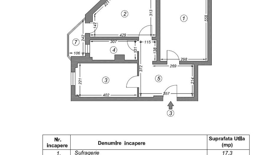 Inel I | Apartament 2 camere, preț avantajos! - Poză 1