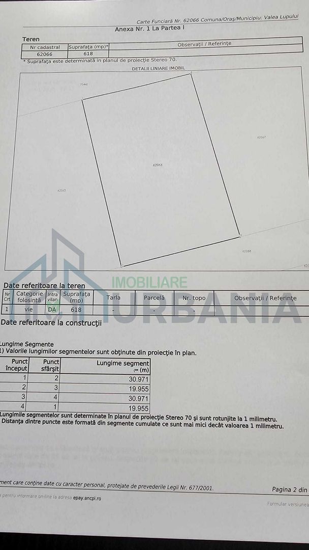 Teren intravilan Valea Lupului - Poză 3