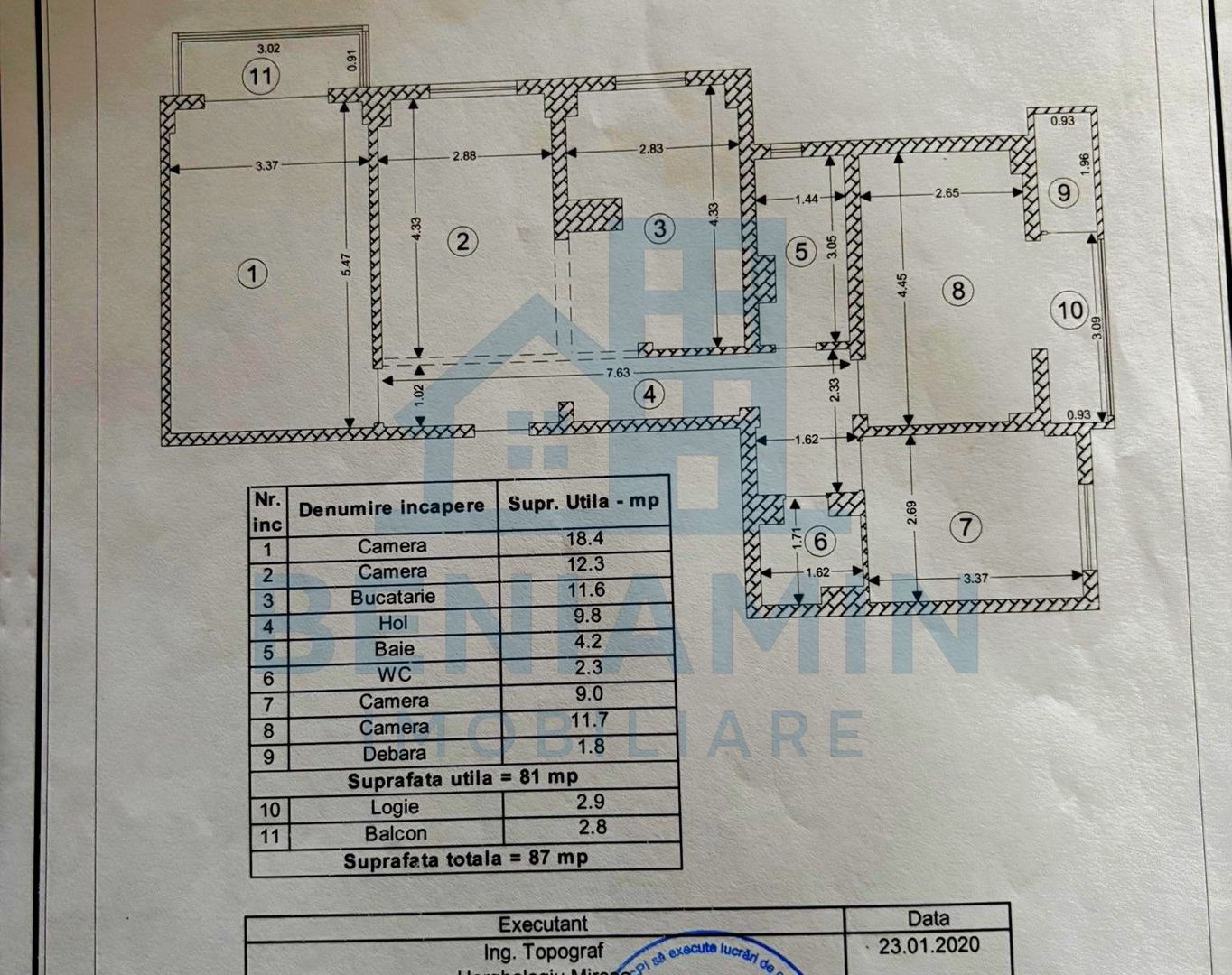 4-Camere-81mp-Utili-2-Balcoane-Lift-Mobilat-Utilat-Parcare-Triaj - Poză 15