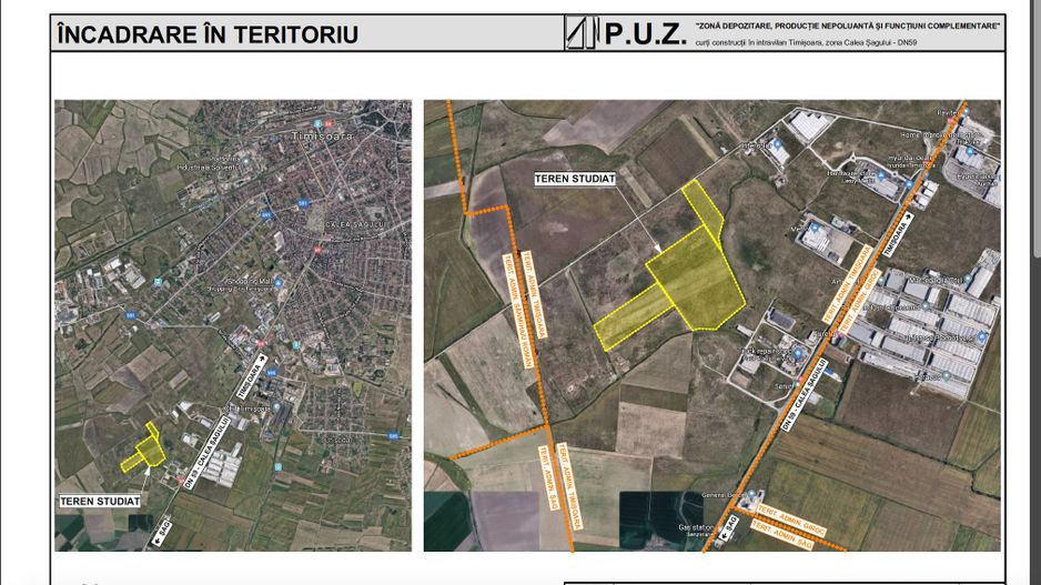 Teren INDUSTRIAL  cu PUZ zona Calea Sagului - Poză 3