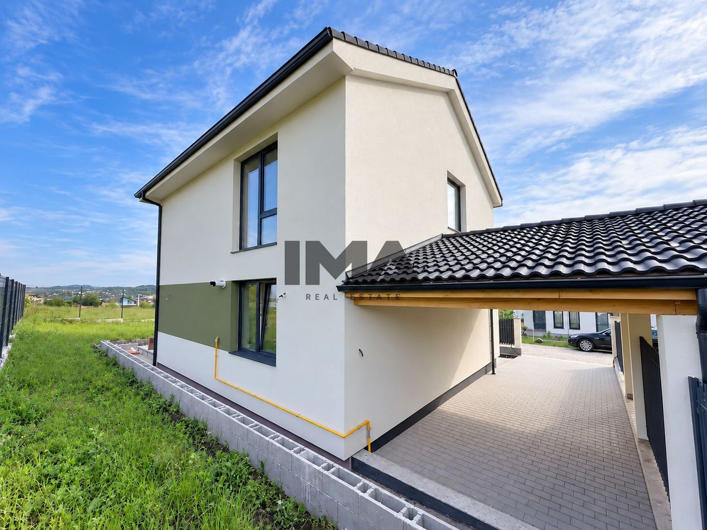 Casă individuală | 112 mp | Teren 400 mp | Parcare acoperită | Chinten - Poză 3