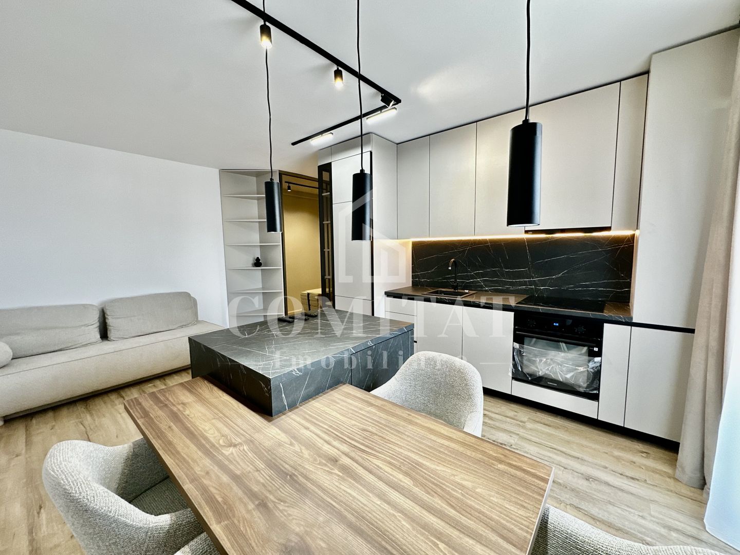 Apartament ultrafinisat | 3 camere | Terasă | Eroilor-Floresti - Poză 1
