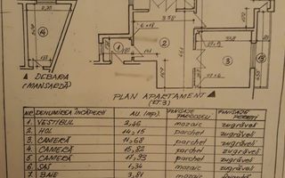 Apartament 4 camere ultracentral | Etaj 3/3 | Lift și renovare - Schiță 16