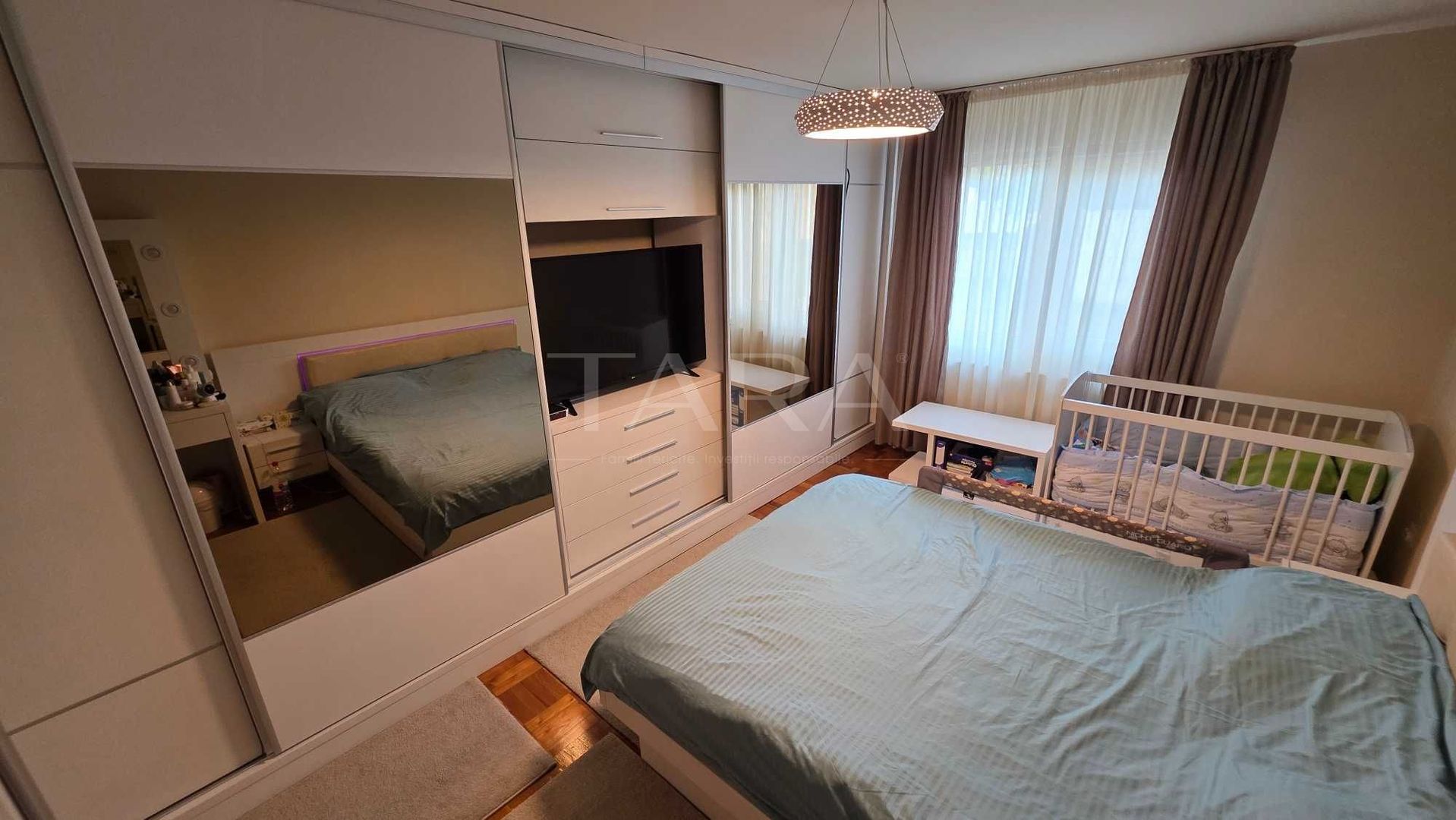 Apartament premium cu 3 camere, 100 mp, 2 băi, mobilat, utilat. - Poză 7