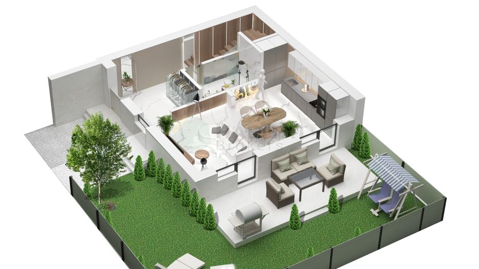 Vila urbana finalizata - te poti muta imediat. Comision 0 - Poză 13