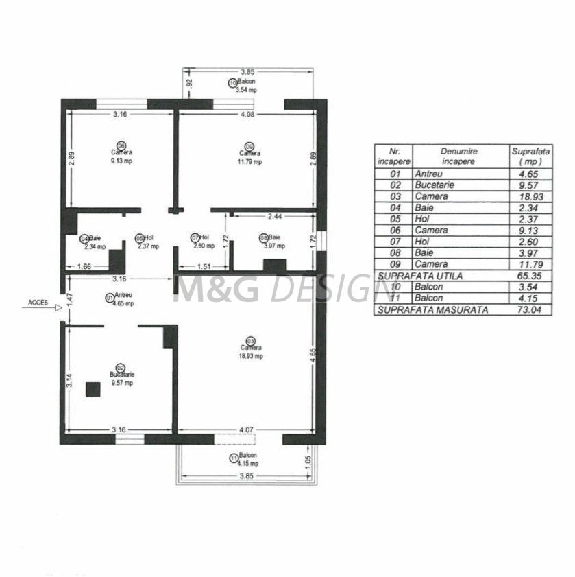Apartament 3 camere zona Kiriac - Poză 8