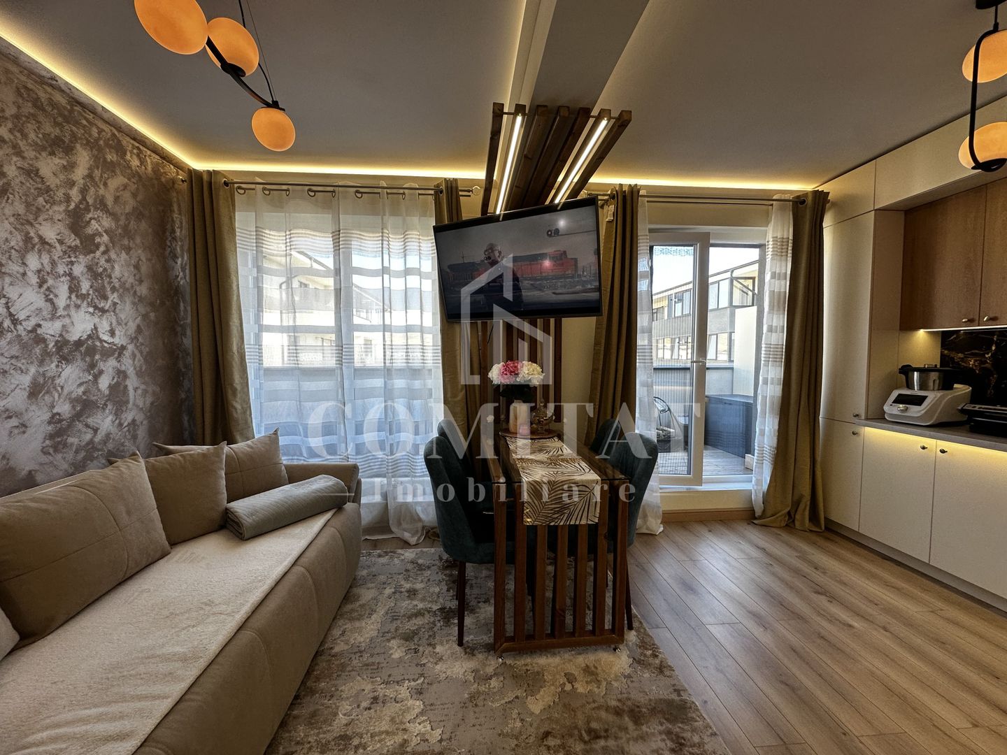 Apartament ultrafinisat | 2 camere | Cartier Terra-Floresti - Poză 2