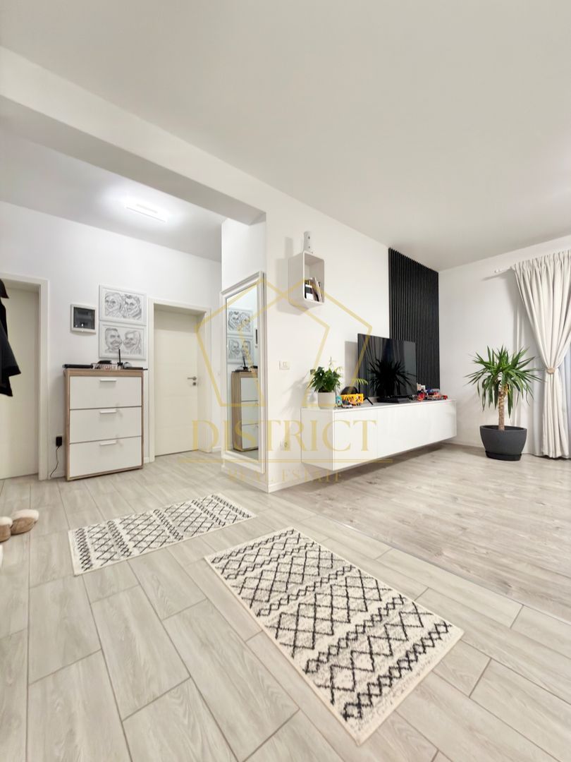 Apartament cu 3 camere mobilat si utlat, 70 mp utili, in Giroc la etajul 2. - Poză 8