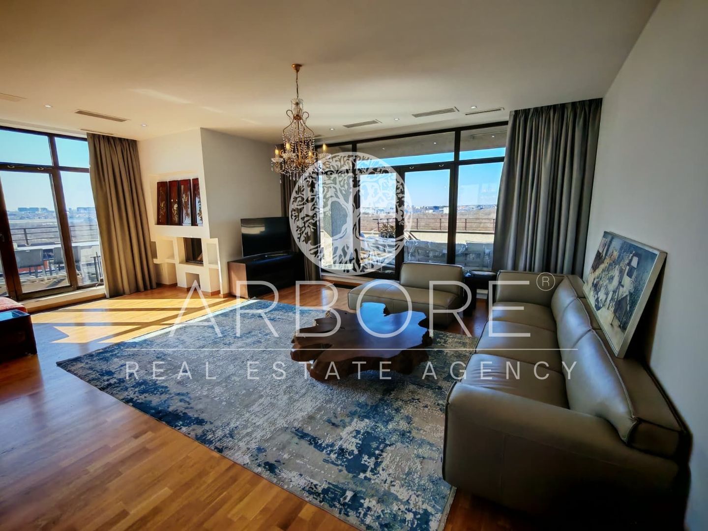 Penthouse 5 camere 250 mp lângă Ambasada SUA , zona Băneasa București - Poză 9