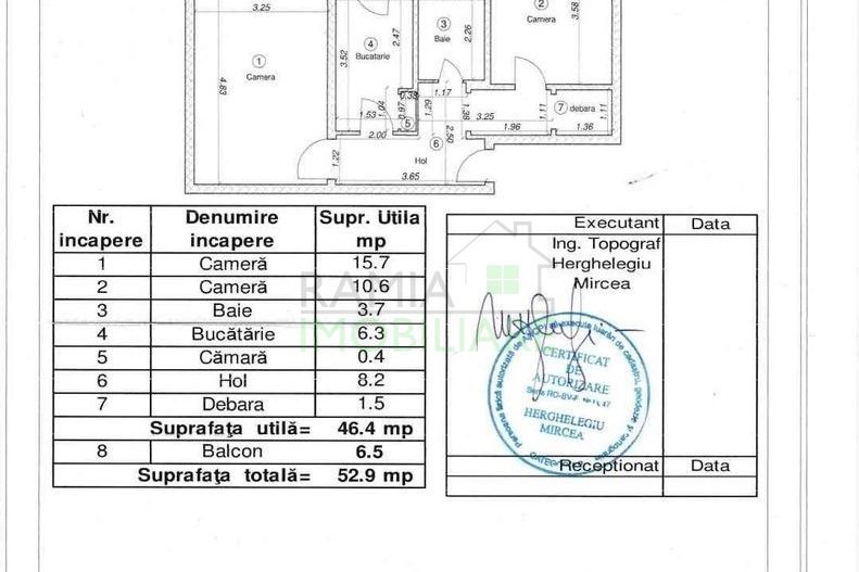Apartament 2 camere decomandat, renovat, gata de mutare ,Zona Tractoro - Poză 10