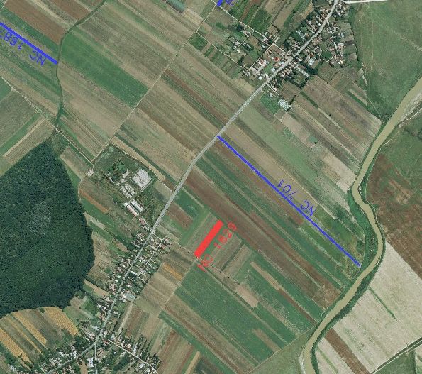 Teren 4,955mp in Nuci Ilfov,  la numai 100 m de ultima casa construita - Poză 1