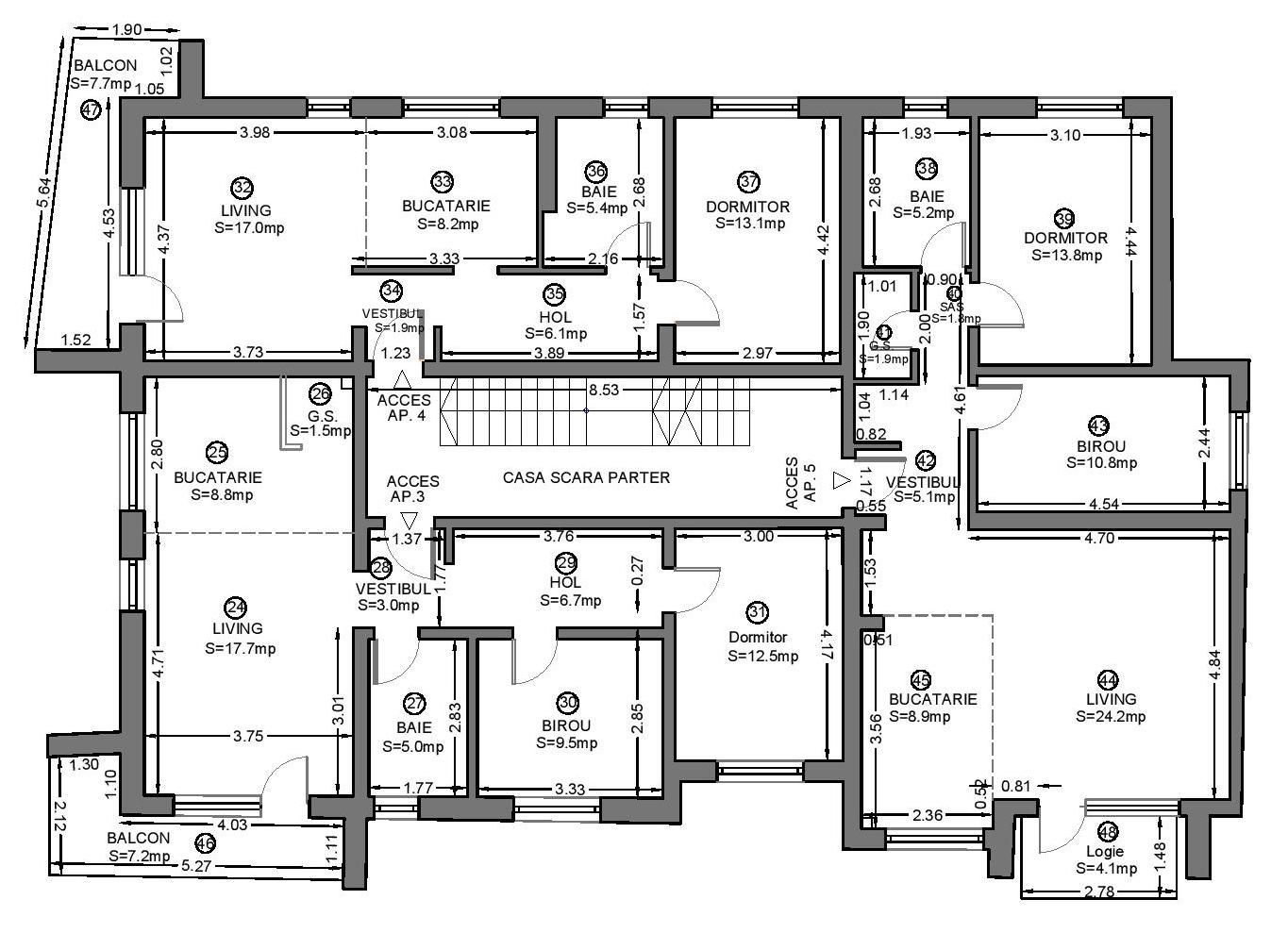 Apartament cu 3 camere. - Poză 14