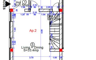 Duplex finalizat despartit prin camera tehnica. 3 dormitoare. 2 balcoane. - Poză 21