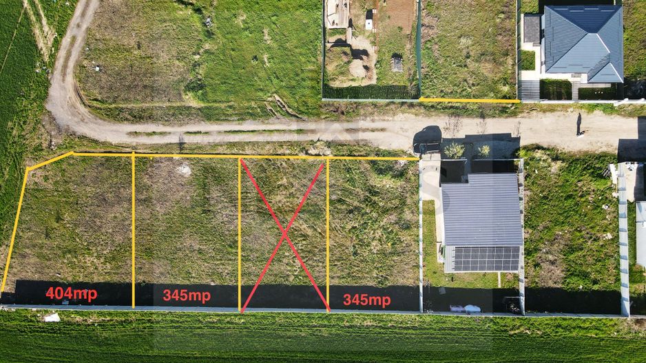 Terenuri 330–404 mp în Berceni (Vidra) – între case, acces rapid - Poză 1