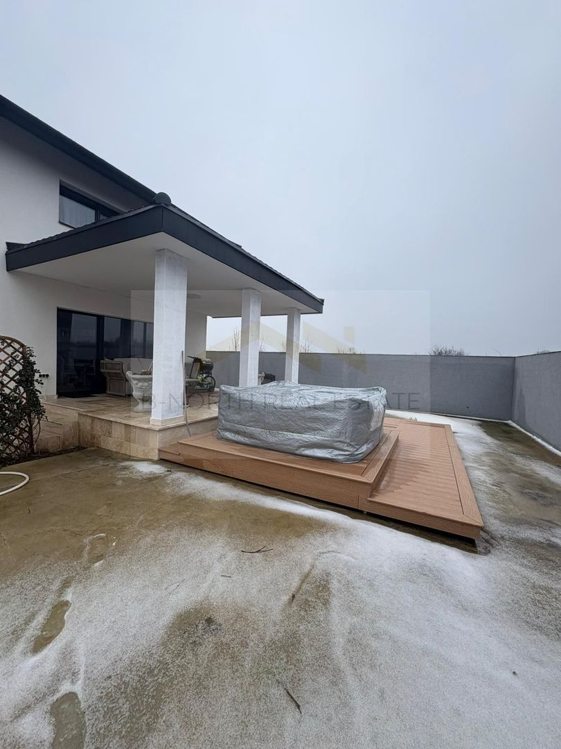 Vila modernă de închiriat pe termen lung – Siliștea Snagovului,  Jacuzzi  Ponton - Poză 24