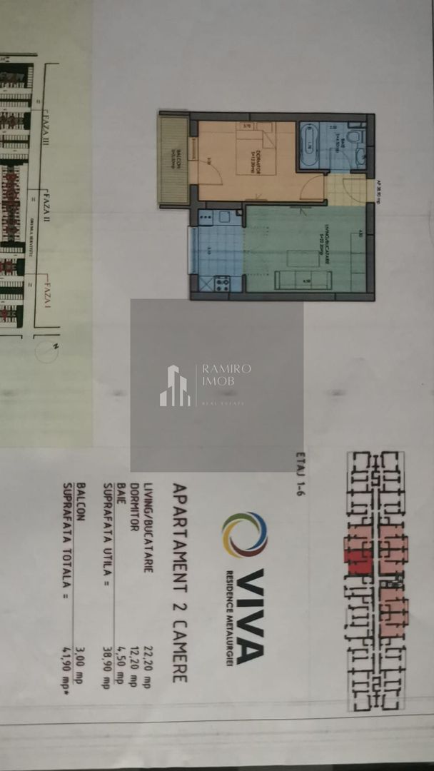 Apartament 2 camere decomandat Viva Residece - Poză 13