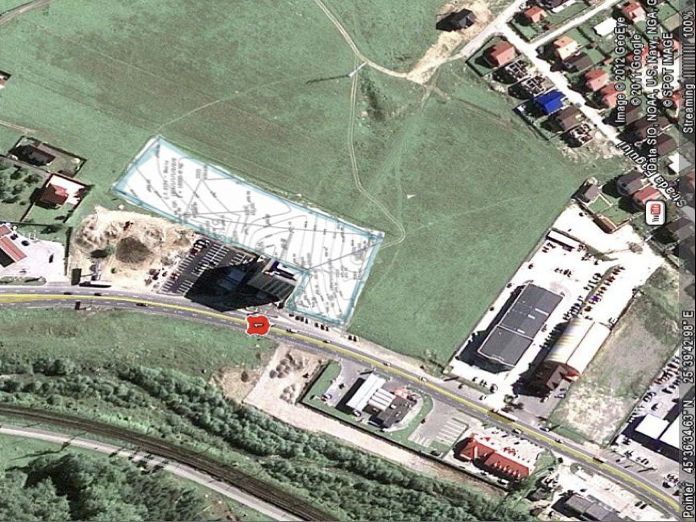 Teren intravilan 12.000 mp Sacele 50 m deschidere la DN1 Hotel Ramada - Poză 2