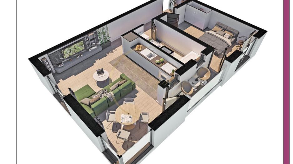 NOU | Apartament cu 2 camere - TORONTALULUI - Poză 3