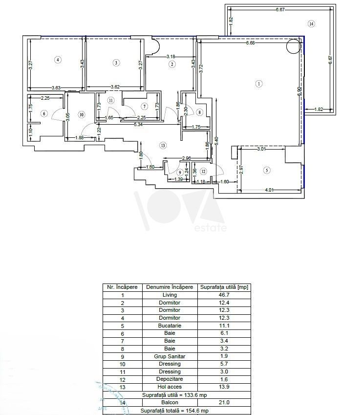 De vânzare: apartament 4 cam UP-site Floreasca (no bullshit) - Poză 22