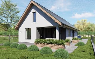 Casa cu 3 camere+mansarda, cu toate utilitatile zona Holboca - Poză 1