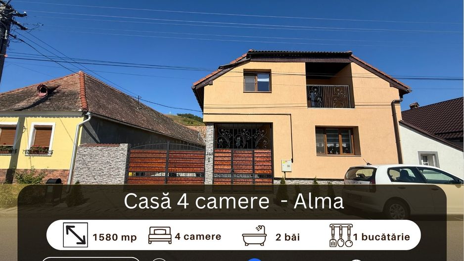 Casa de 4 camere, de vanzare - Poză 1