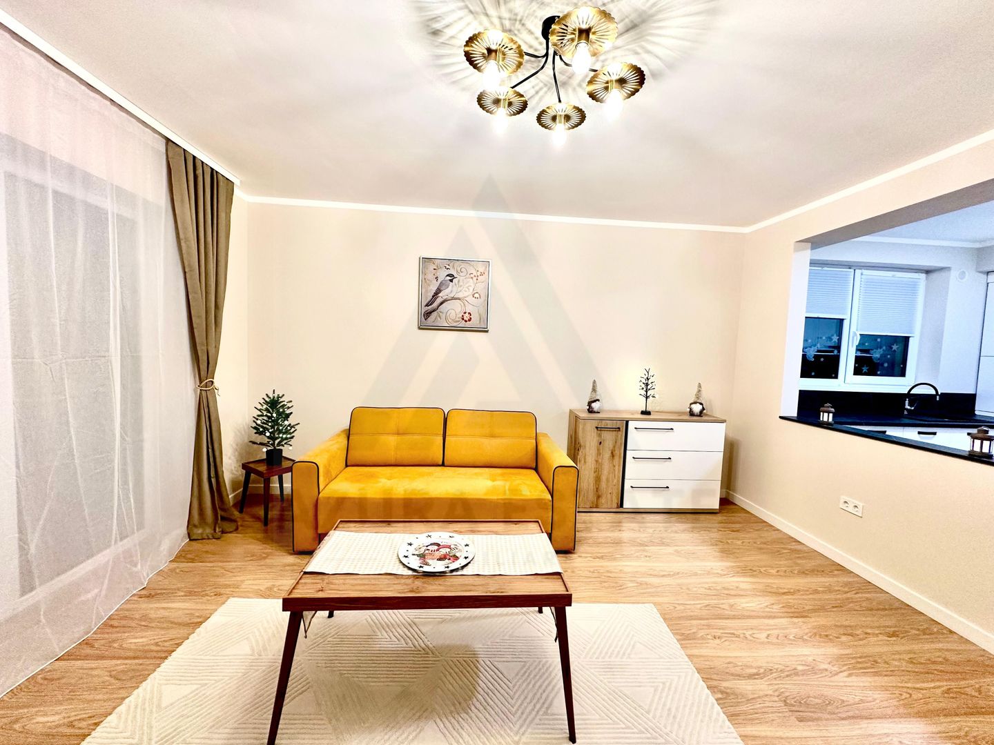 Apartament ultrafinisat 2 camere balcon 7.5 mp si parcare in Cristian - Poză 12