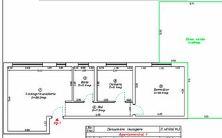 Finisaje la alegere. Gradina proprie de 46 mp. 2 locuri de parcare in CF - Schiță 12