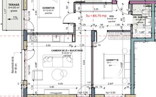 Comision zero! 3 camere, 2 bai, etaj 2, Terra Gardens - Poză 3