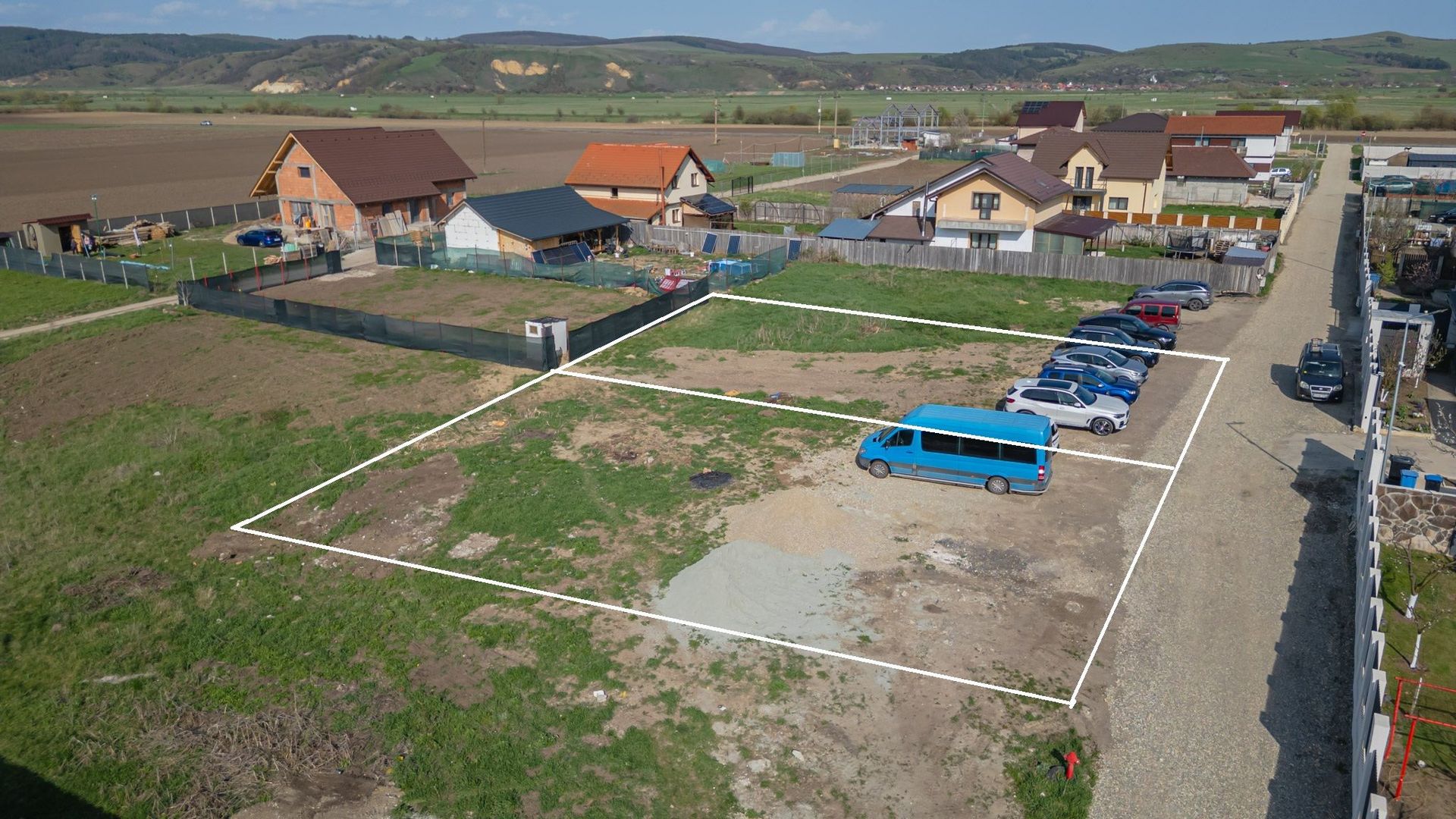 Teren 479 mp pentru construcții locuințe, Bod, utilități la stradă - Poză 2
