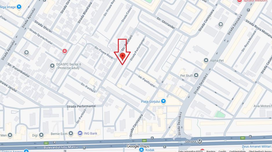 2 Camere Gorjului Metrou Bloc Reabilitat Termic - Poză 2