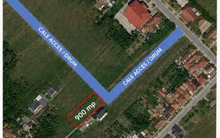 De vanzare 900 mp teren, Giarmata Vii pentru constructii ! - Poză 2