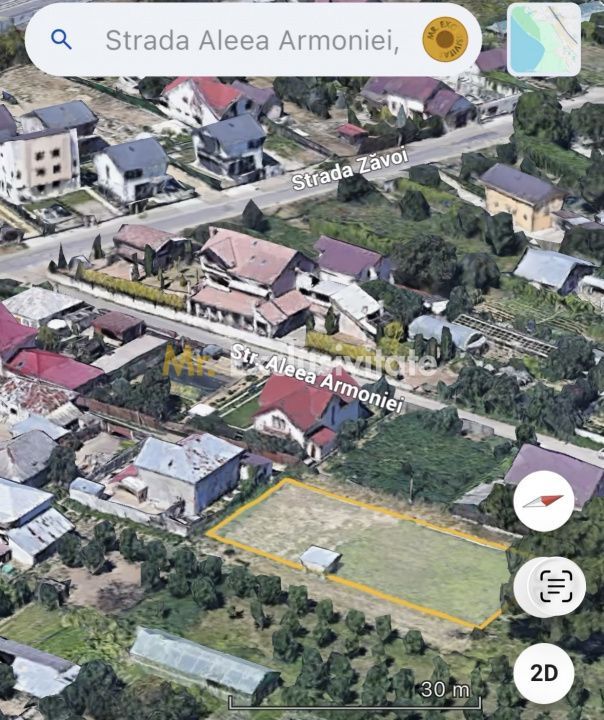 Teren 648 m2 intravilan Stefanesti Strada Armoniei - Poză 3