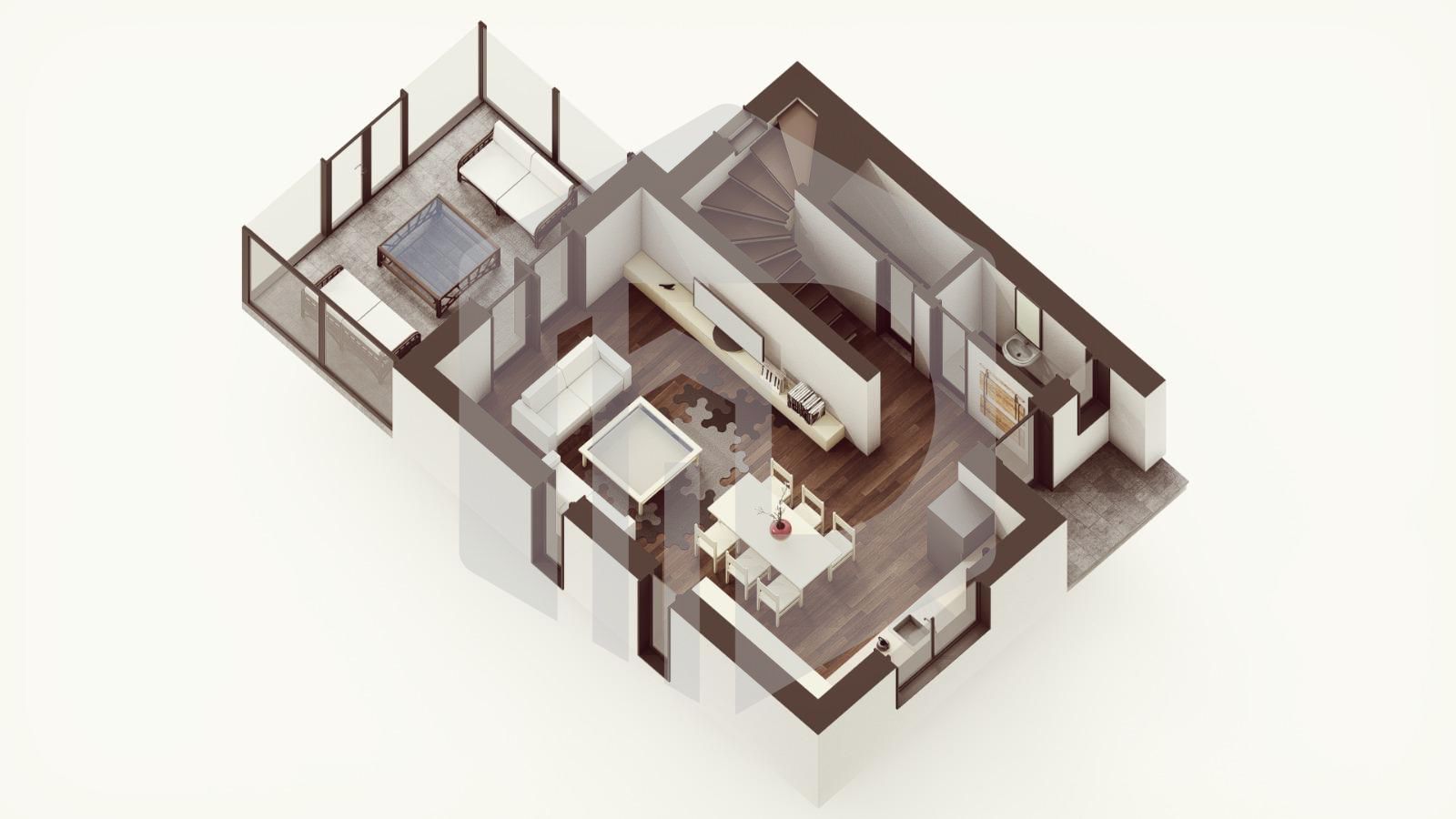 Casa individuala | 3 Camere + 2 Bai + Terasa incalzita | Cristian - Poză 5