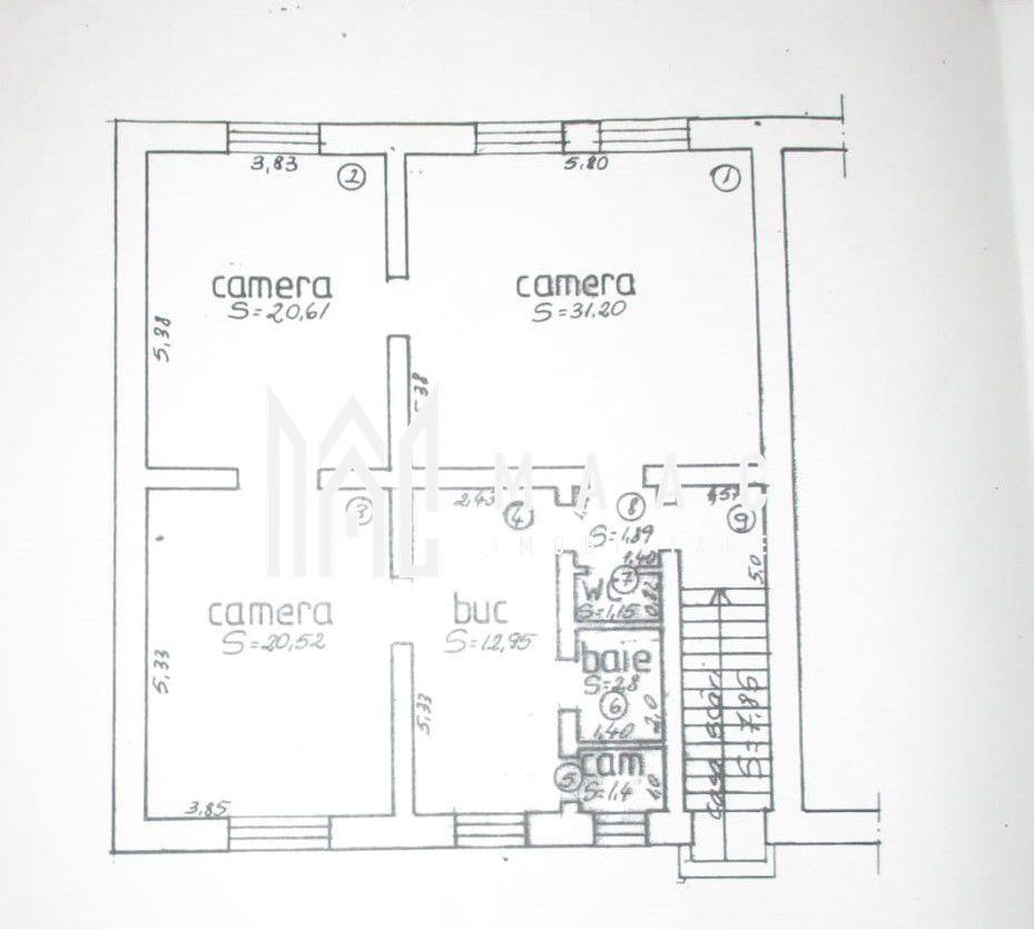 Apartament la casa - 3 camere I 3 bai I Zona Centrala - Poză 9